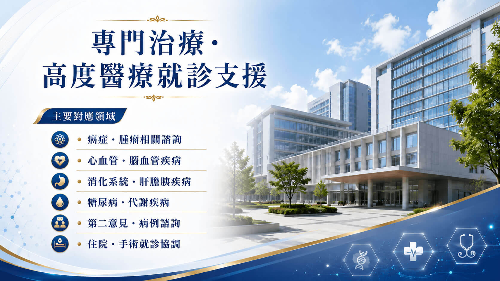專科治療・先進醫療就醫支援