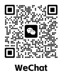 請掃描QR碼，透過WeChat官方帳號與我們聯繫。